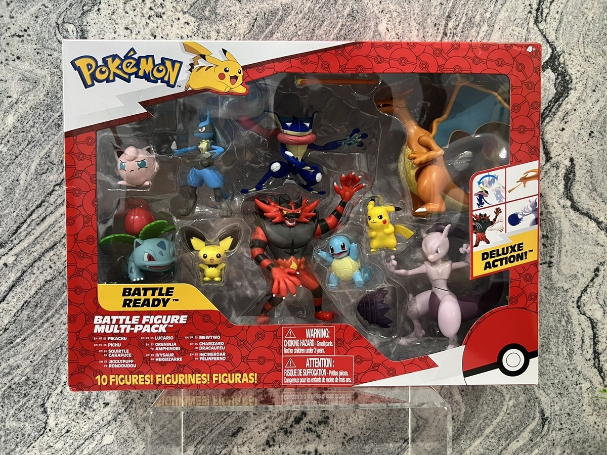 Jazwares Pokémon 10 Pack Battle Ready Battle Figure Multi Jazwares Pokémon 10 Pack Battle Ready Battle Figure Multi