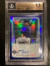 2011 Bowman Chrome Taylor Guerrieri SGC 9.5 #BCAP-TGU BLUE Refractor AUTO /150