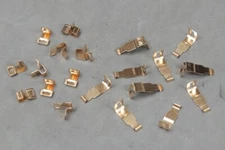 HO Slot Car Parts - Lot of 5 Sets Pickup Shoes & Hangers - Tomy SGP, SRT, Viper