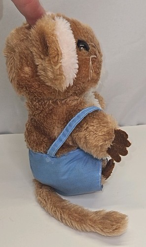 Vtg Dakin Priscilla Hillman 1981 Merry Mouse 10" Plush Toy Blue Suspender Shorts - Picture 2 of 14