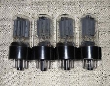 4pcs 6N7S 6N7GT 6N7 Double Triode Tube Same Date Code 10-1972 USSR NOS