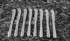 8 Individual Butter Knives / Spreaders Sterling Silver Towle Rambler Rose