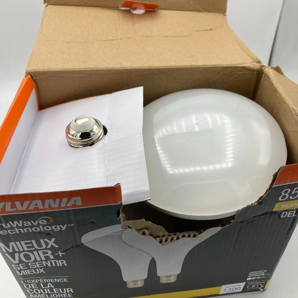Osram Sylvania 3005249 85W BR40 E26 LED Bulb White - Pack of 2 - Image 3 of 4