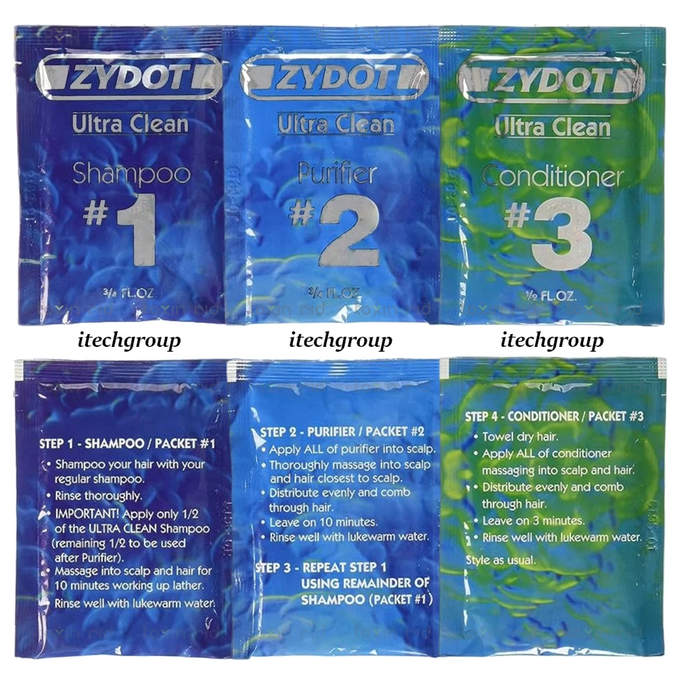 Zydot Ultra Clean Detox Shampoo & Conditioner for Macujo Method (5 Pack Bundle) - Image 4 of 4