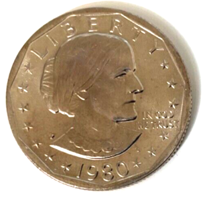 1980年 P　LIBERTY 1980 P Liberty Susan B. Anthony Dollar | eBay