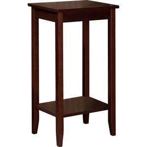 Details About Tall Brown End Table Storage Shelf Plant Display Lamp Stand Chair Side Accent