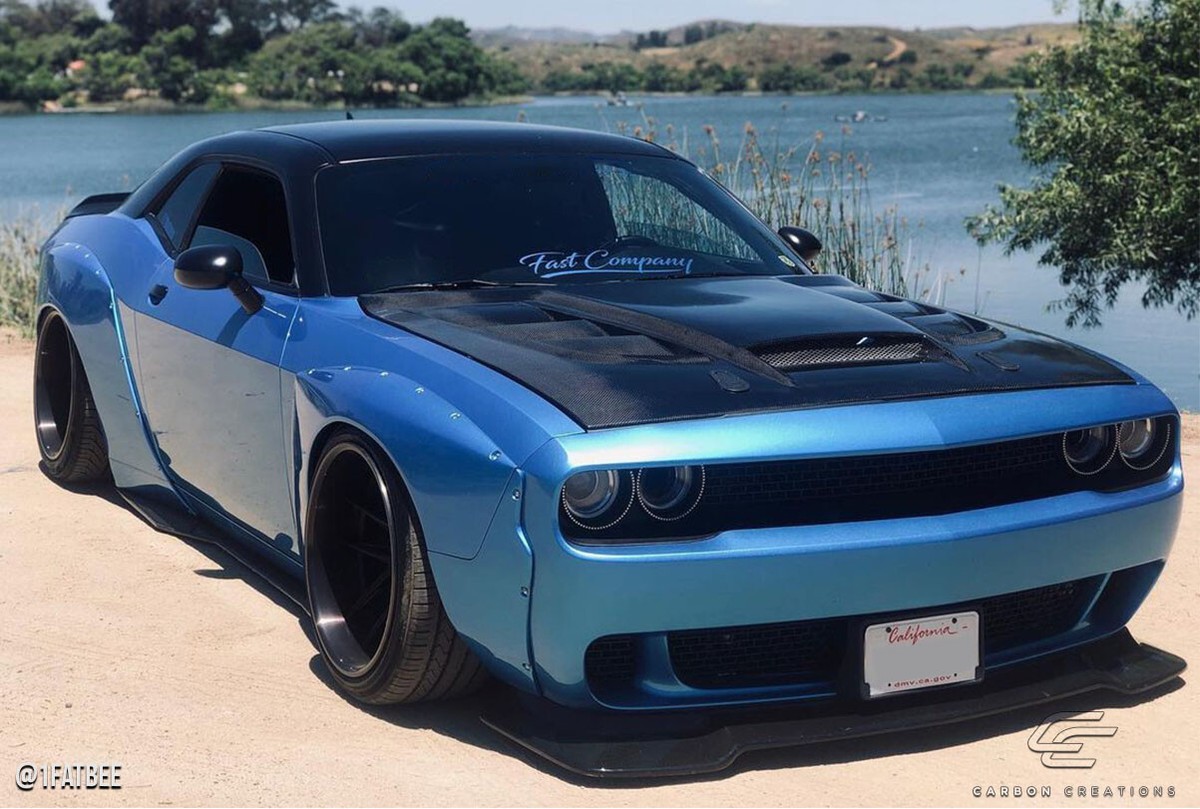 08-18 Dodge Challenger Viper Look Carbon Creations Body Kit- Hood