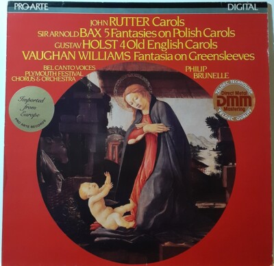 LP Vinyl Record - Philip Brunelle - Rutter Bax Holst Vaughan Williams - Carols