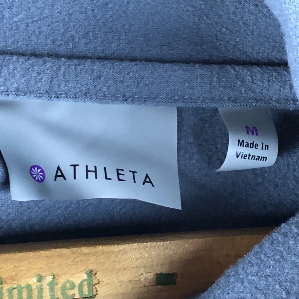 Pullover Athleta Activewear para mujer manga larga con capucha para correr talla mediana” Foto 3 de 4