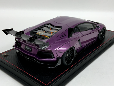 1/18 AutoArt Lamborghini Aventador LB Works Viola SE30 Carbon