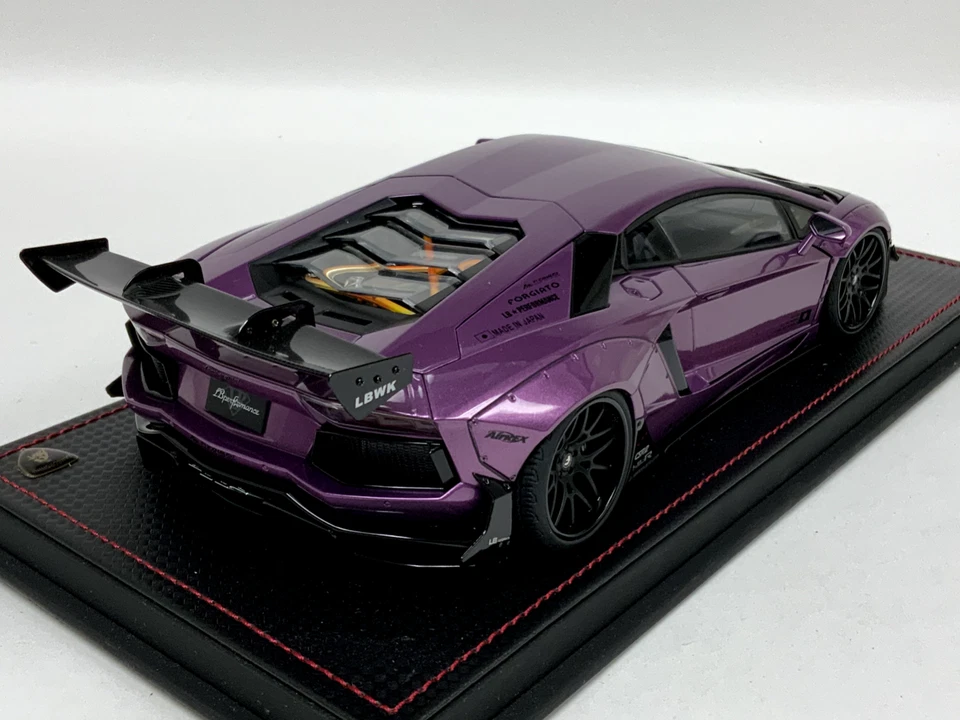 1/18 AutoArt Lamborghini Aventador LB Works Viola SE30  Carbon Bonnet 79242 - Image 3 of 4