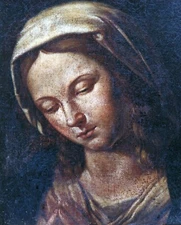Catholic print picture- Virgin Mary R - 8" x 10" ready to be framed