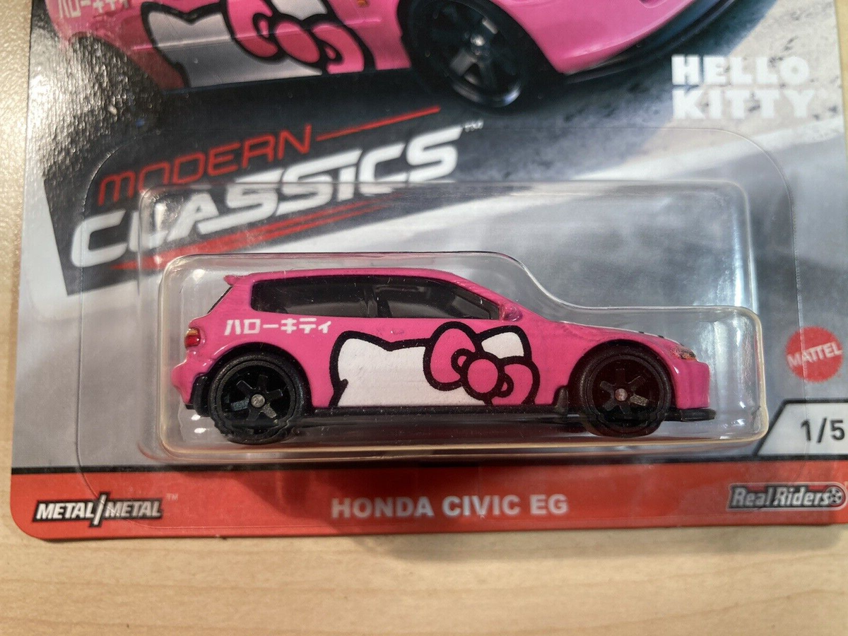 Hot wheels Honda Civic EG Hello Kitty livery Modern Classics 2021