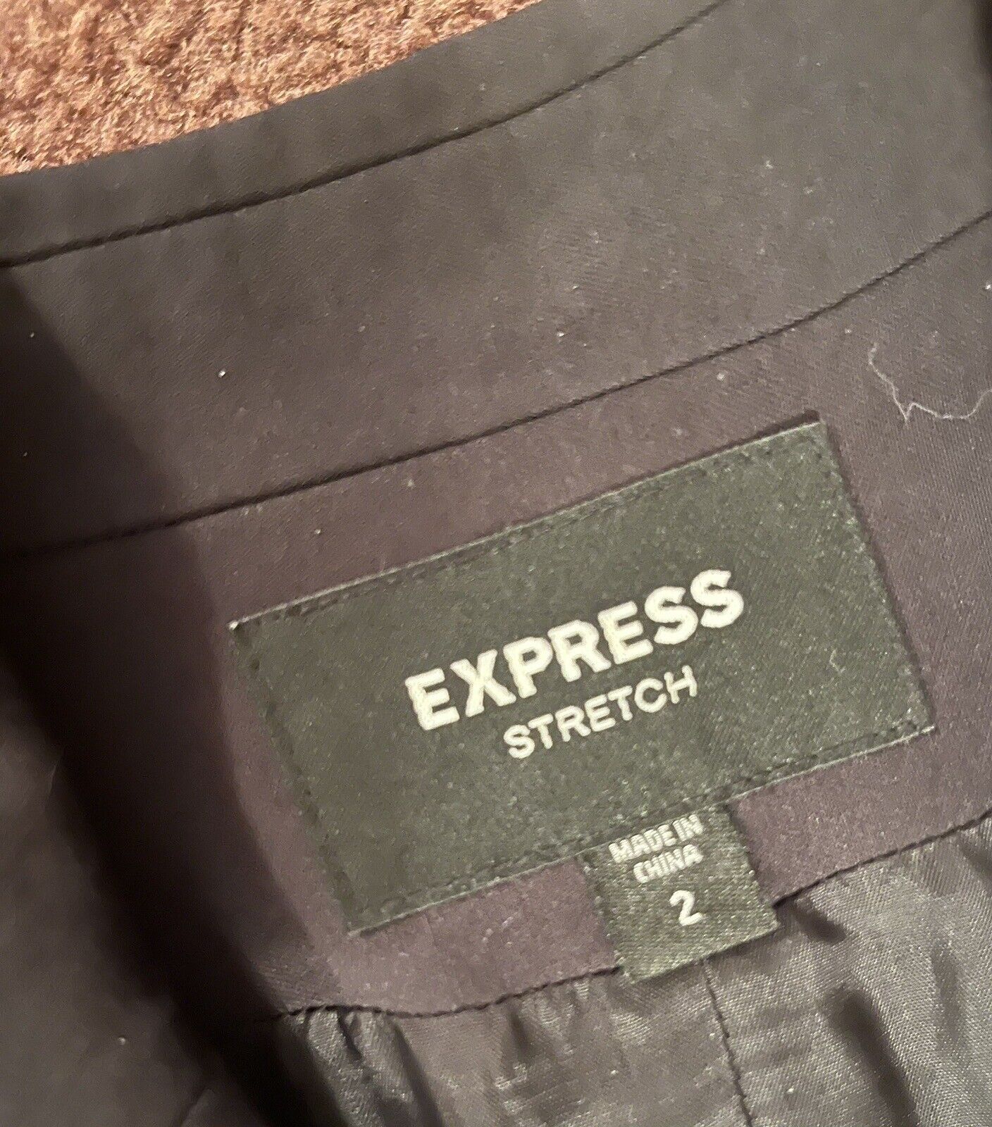 Express Stretch Black Blazer Formal Business Casu… - image 3