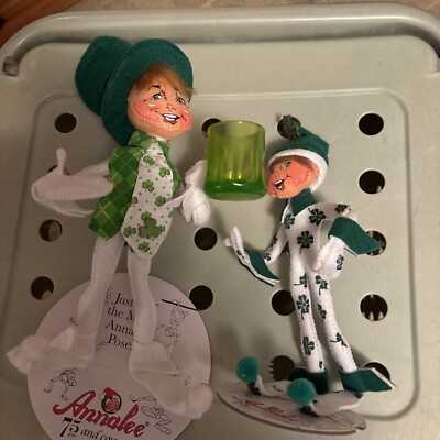 Two Annalee  St Patrick s Day Elf s