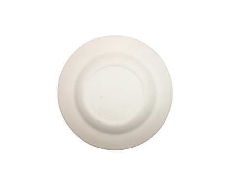 Beige Ecru Jasperware Ashtray Vintage Wedgwood England Chariot 4.25 inches Round - Picture 3 of 5