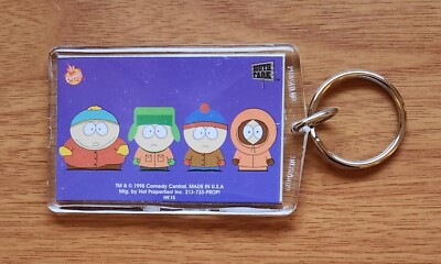 South Park 1998 Vintage Cartman Kenny Kyle Stan Key Chain NEW