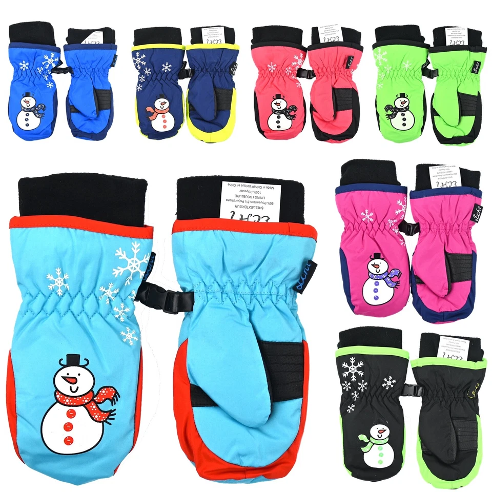 SLAMOTEX Kinder Handschuhe Jungen Mädchen Winterhandschuhe Skihandschuhe Sport Schnee C63