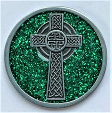 New Irish Blessing Cross Oversize Golf Ball Marker
