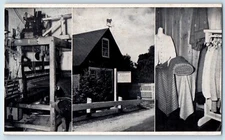 Handwoven Tweeds Sugar River Fabrics Inc North Newport NH Advertising Postcard