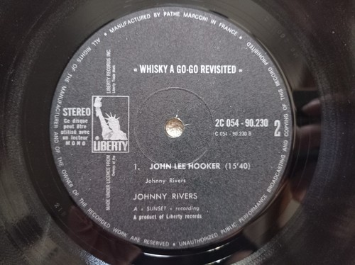 LP 33T JOHNNY RIVERS "Whisky go-go revisited" LIBERTY 2C 054-90230 FRANCE 1969 ) - Imagen 4 de 4