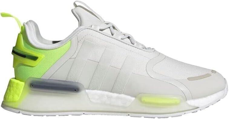 Size 10.5 - Adidas NMD_R1 V3 White Solar Yellow for sale online | eBay