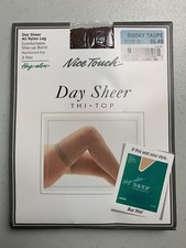 Nice Touch Hug Alon Size D Day Pantyhose Smoky Taupe Vintage Nylons Lot Of 4 New