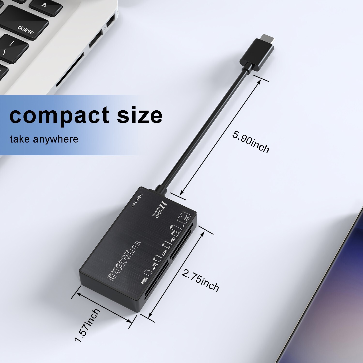 USB C to SD Card Reader Writer OTG Adapter USB 2.0 Micro SD Memory Card