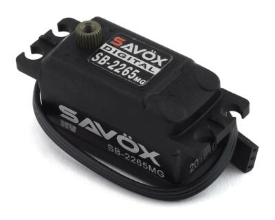 Savox SB-2265MG Black Edition Low Profile Brushless Metal