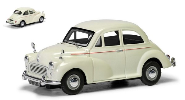 Vanguards 1/43 Morris Minor 1000 Weiss Modellbau Statisches Modell Diecast-image