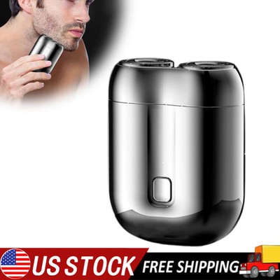 Electric Razor, New Model Mini Dual-Head Electric Shaver Pocket Washable