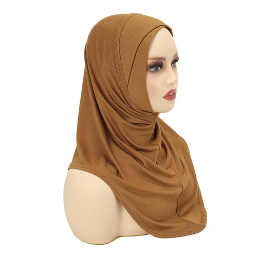 Hijab Mujeres Amira Bufanda Envolvente Chal Instantáneo Musulmán Estola Islámica - Imagen 34 de 37