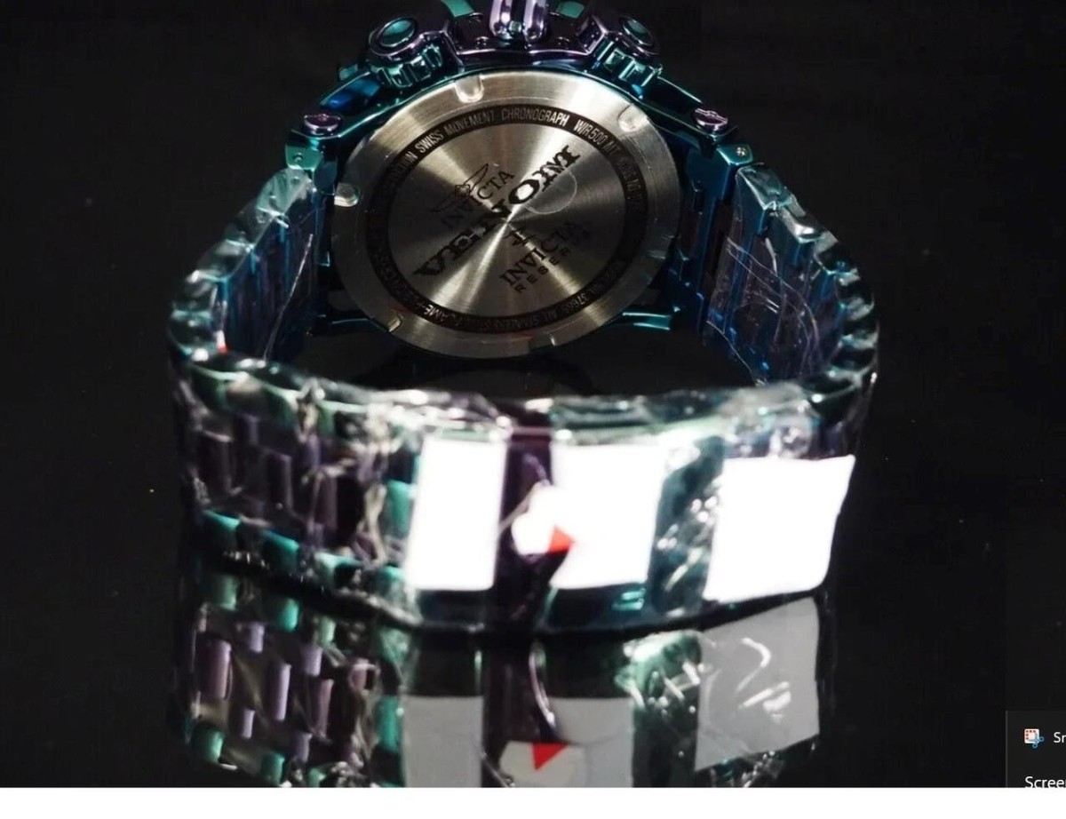 Invicta Reserve Venom Fusian Hybrid Swiss Master Calendar Steel