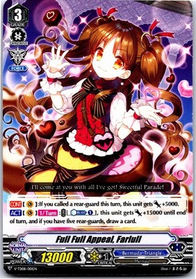FULL FULL APPEAL, FARLULL V-TD08/001EN TRIAL DECK CARDFIGHT!! VANGUARD MP