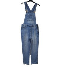 New Look Dungarees Tapered Light Blue Denim Uk Women's 10 W28-30 L26
