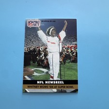 1991 Pro Set - NFL Newsreel Whitney Houston #350