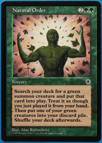 Natural Order Portal NM Green Rare MAGIC GATHERING CARD (ID# 506673) ABUGames - Picture 1 of 2