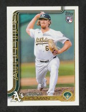 2025 Topps Rookie #634 - Grant Holman RC - Athletics