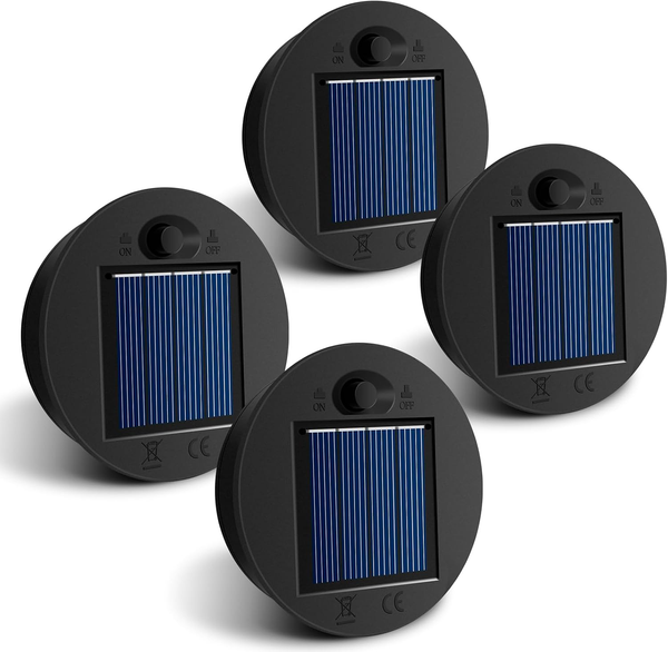 Solarleuchten Ersatzteile 4 StüCk, 7Cm 1.2V 600Mah Solarleuchten Ersatz-image