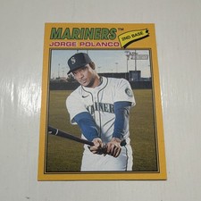 Topps Heritage 2026 Jorge Polanco #135 Seattle Mariners MLB Baseball Card