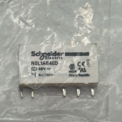 Schneider Electric Zelio RSL Slim Interface Relay RSL1AB4ED 48VDC 6A SPDT DIN