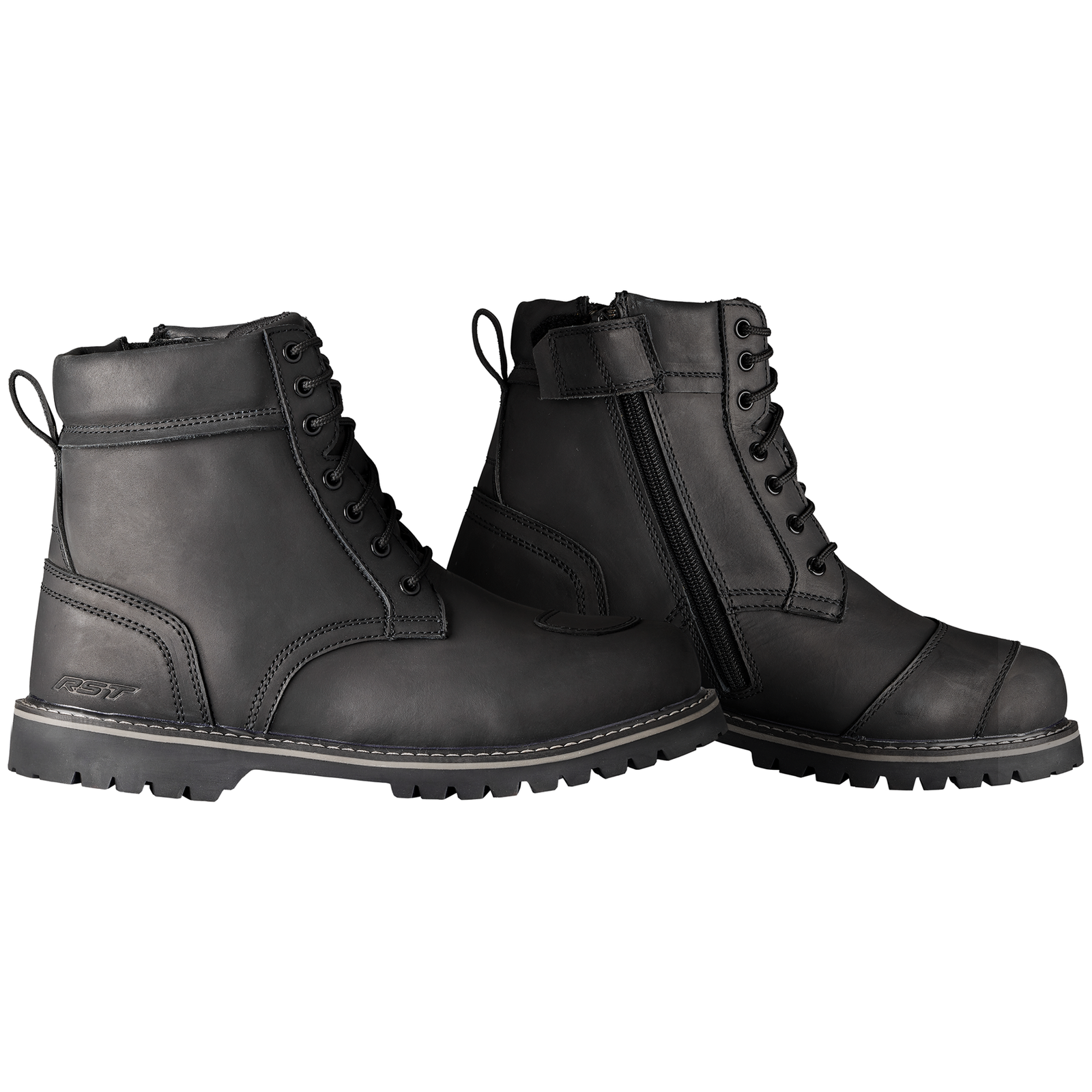 RST Roadster 3 CE Waterproof Motorcycle Boots - UK 10.5 / Eur 45 - Black, Black - Image 2