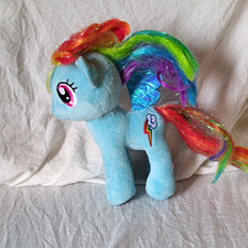 Ty Sparkle Rainbow Dash My Little Pony Blue Pegasus Plush 8 in 2015