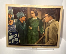BASIL RATHBONE as SHERLOCK HOLMES | The House of Fear ORIGINAL 1944 Lobby Card