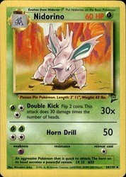 Nidorino 054/130 Base Set 2