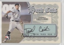 2011 ITG Heroes and Prospects Hard Cuts Silver /24 Darrell Ceciliani Auto 3ud
