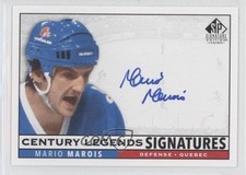 2020-21 SP Signature Edition Legends Century Signatures Mario Marois Auto 1t2a