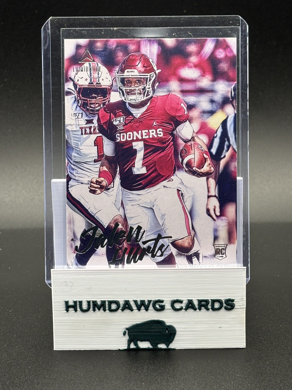 2020 Panini Luminance Jalen Hurts RC/Rookie #109 Oklahoma - Philadelphia Eagles