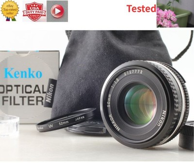 [TOP MINT] Nikon Ai-S Nikkor 50mm f/1.8 AIS Pancake Lens Beautiful Bokeh JAPAN