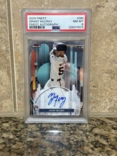2025 TOPPS FINEST FINEST AUTO #GM GRANT MCCRAY PSA 8